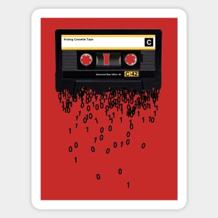 The Death Of The Cassette Tape Sticker